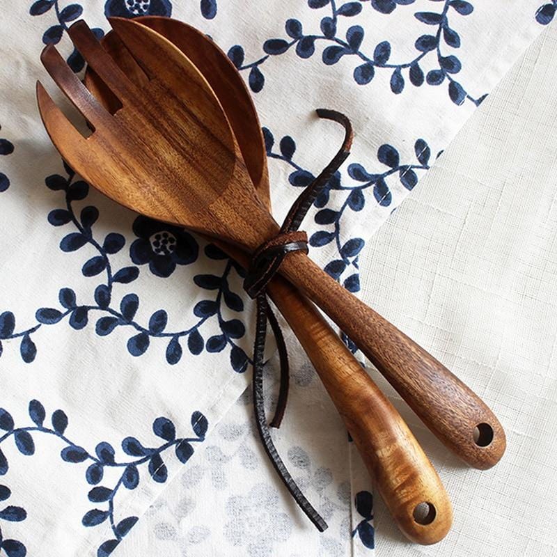 Teak Utensil Set - Tilly Living